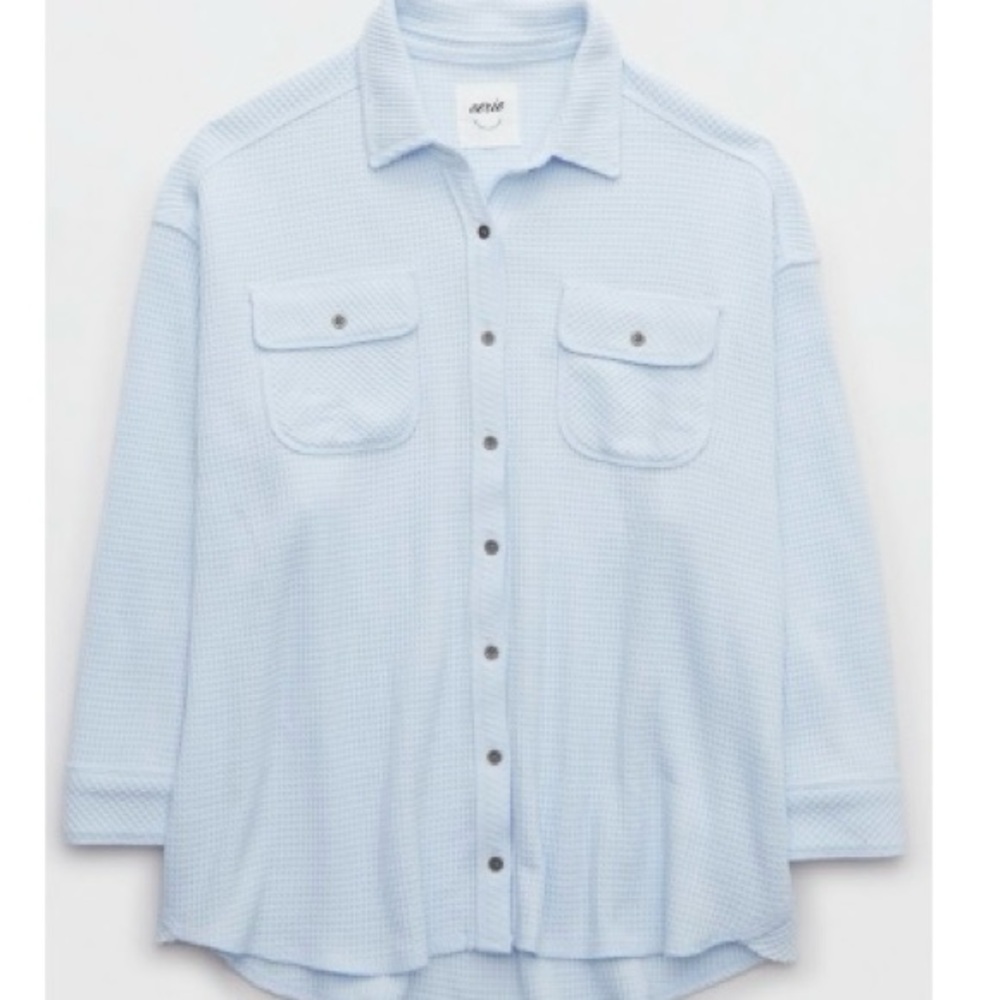 Aerie LumberJane Waffle Shirt